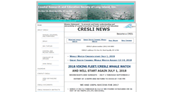 Desktop Screenshot of cresli.org